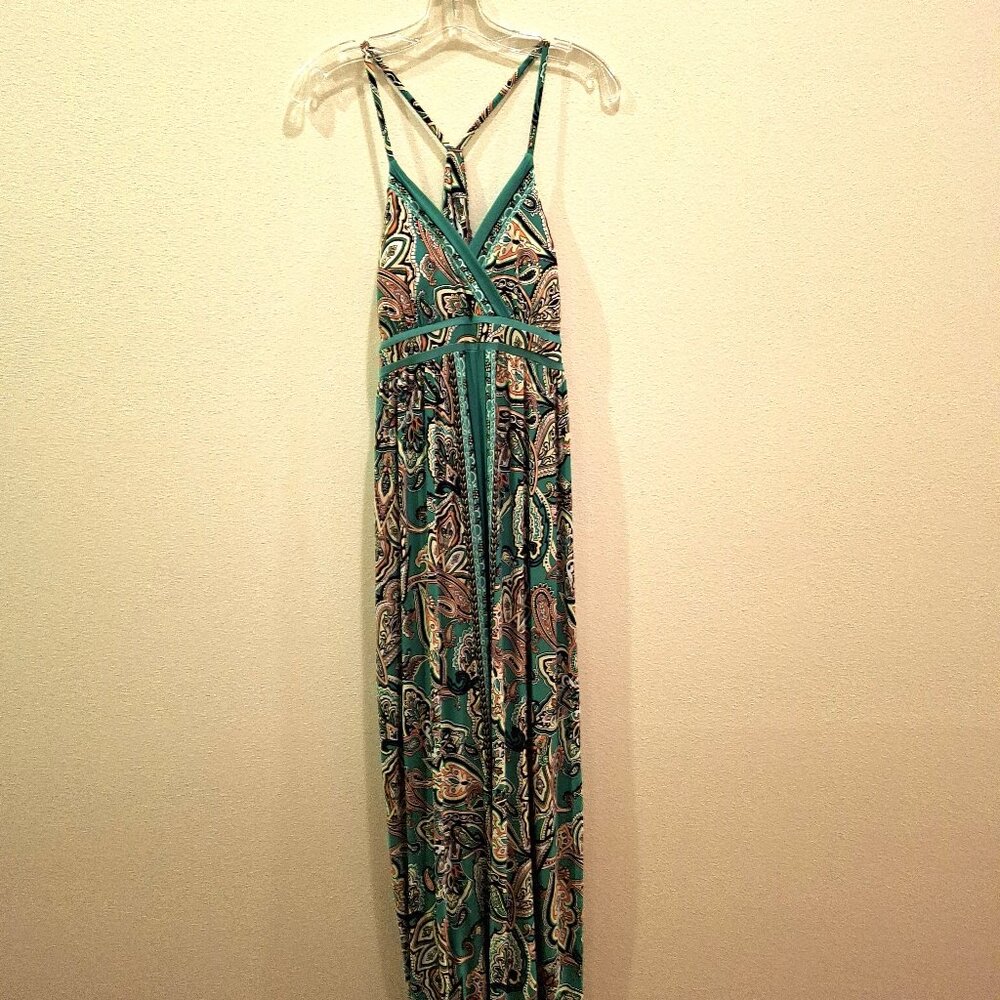 INC International Concepts multi colored maxi dress size XL